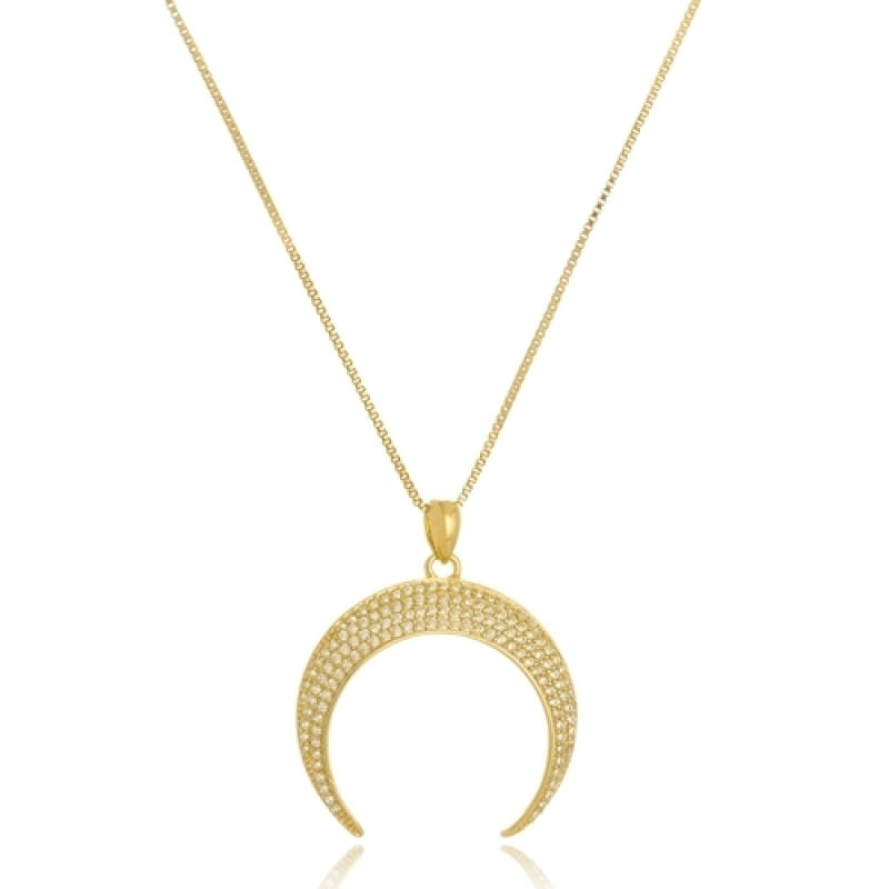 Empresa de Colar de Ouro Feminino com Pingente Caierias - Colar de Ouro Feminino Fino