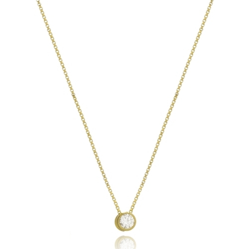 Onde Comprar Colar Feminino Folheado a Ouro e Prata Interlagos - Colar Folheado Feminino