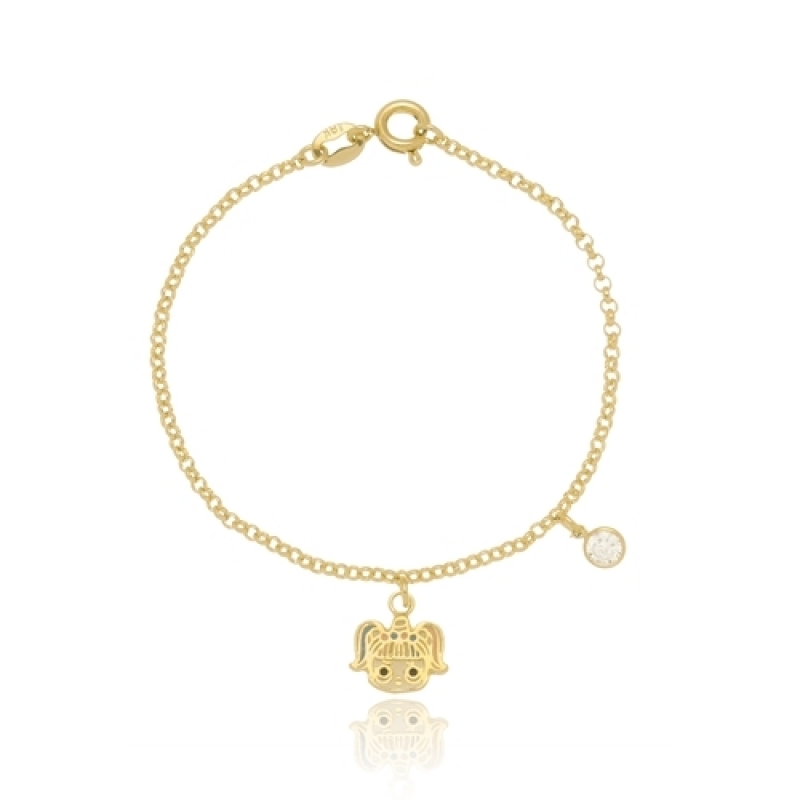 Orçamento Pulseira Ouro Feminina Infantil Água Funda - Pulseira Infantil Feminina de Ouro