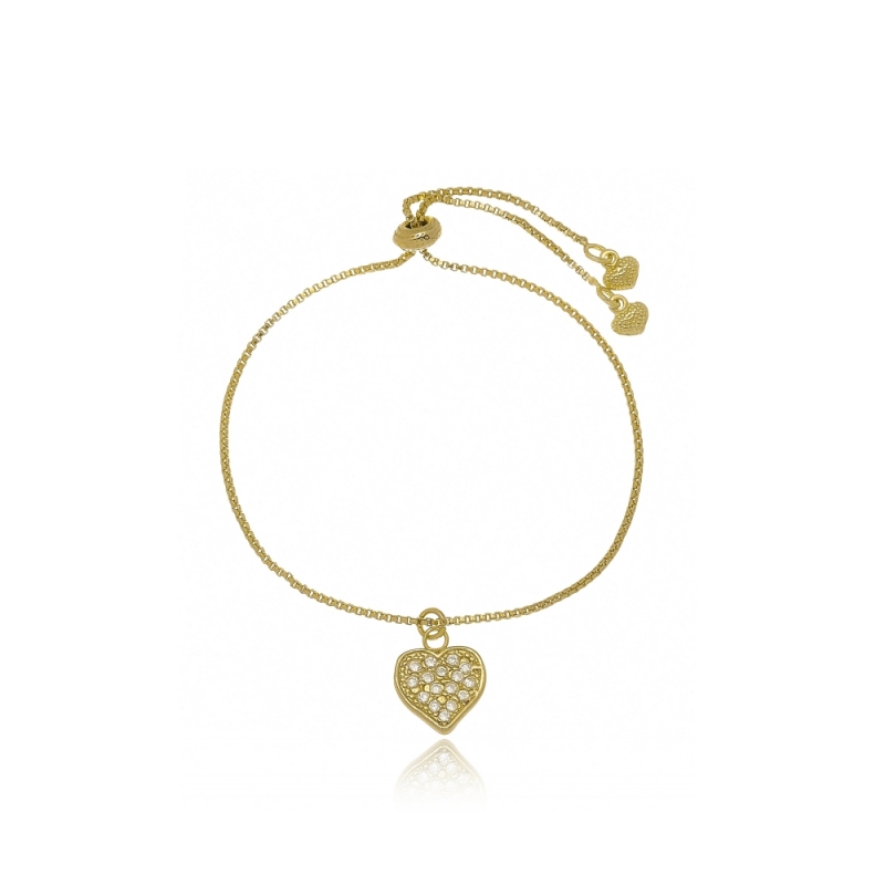 Pulseira de Ouro Infantil Feminina Araçoiabinha - Pulseira de Ouro Feminina Delicada