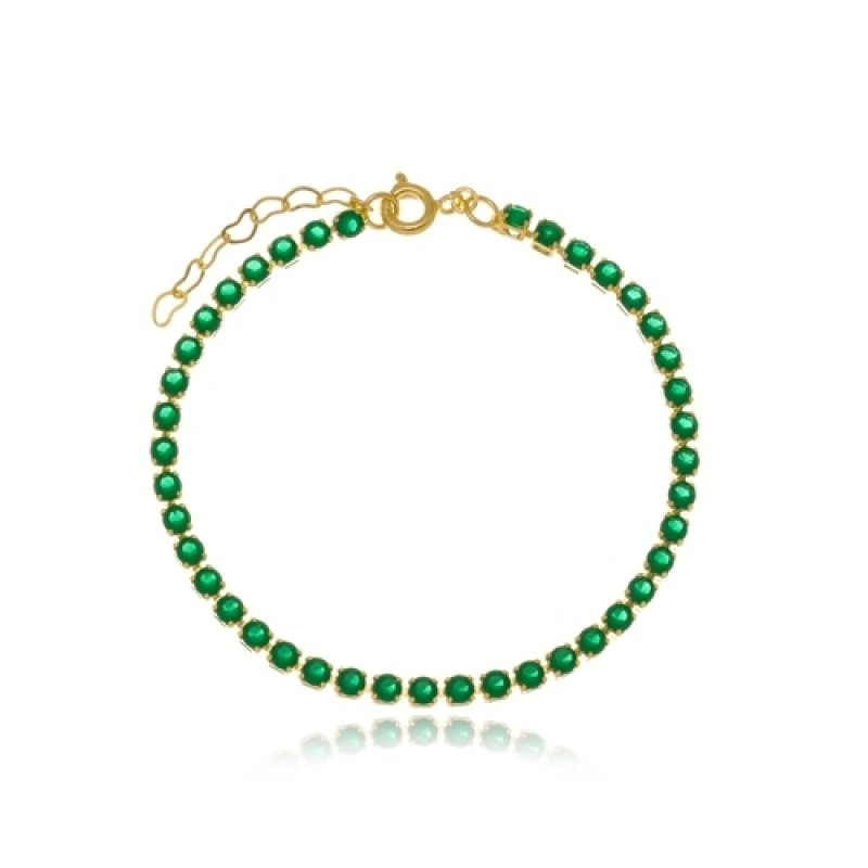 Pulseira Dourada Feminina Caierias - Pulseira Prata Feminina