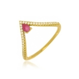 anel feminino delicado para comprar Franca