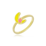 comprar anel folheado a ouro infantil Araras