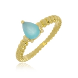 orçamento de anel de ouro feminino com pedra Socorro