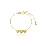 orçamento de pulseira infantil banhada a ouro Araçatuba