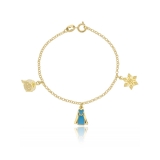 venda de pulseira de ouro infantil feminina Socorro